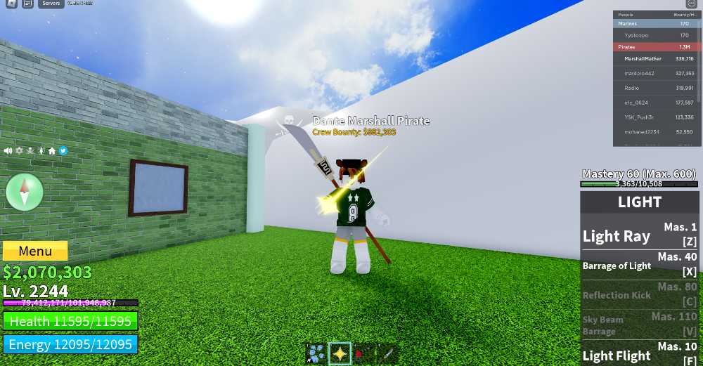 KATANA BLOX FRUIT Eaten LIGHT ACCOUNTS