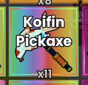 2X Koifin Pickaxe (MUST UNLOCKED TRADING) - My Anime Mine