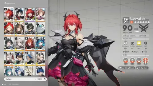 ASIA LV 60 Male Mc | Laevatain P1 Sign + 151000 Oroberyl + 29 Gold Ticket + 15000 AT + 157 Origeometry + Gilberta + Rossi + 4&5-Star Random Character