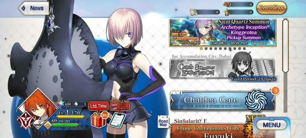 (Global/NA) 4000+ SQ & 280+ Ticket Summon (Story Fuyuki)