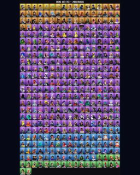 407 Skins Royale Bomber ⭐️ Leviathan Axe ⭐️ Merry Mint Axe ⭐️ Arcane Jinx ⭐️ Chani ⭐️ Glow ⭐️ Unchained Ramirez ⭐️ Lara Croft ⭐️ Deadpool ⭐️ Ghoul Trooper ⭐️ Sasuke Uchiha ⭐️ Meowscles ⭐️ Peely ⭐️ Midas ⭐️ Galaxia ⭐️ Fishstick ⭐️ Aura ⭐️ m9479110343