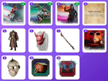 Dead by Daylight bundle — Proud Orela Banner, Proud David Banner +9 more (14 items)