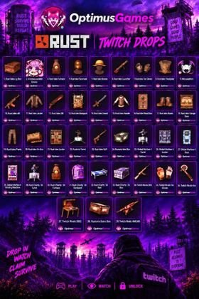 ALL POSSIBLE TWITCH DROPS (37 skins) |  50 + 51 + 52 + 53 ROUNDs