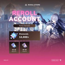 ☆ KR | 12000+ Diamonds | 20-25 Rescuer | 20-25 Arcana | 10-15 Focused | 5-8 Envelopes | Ch 2-1
