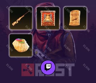 ❤️ Twitch Drops 🌌 BurntPeanut's Wasteland 💜 Rust [Total 4 Items]