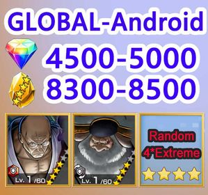 Android-Nusjuro+St. Jaygarcia Saturn+4*Random Extreme+4500-5000*Diamonds+8300-8800*Crystal Fragments+50-70*Random 6 star