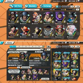 R120✨7EX 4MAX✨BLACKBEARD MAX✨KUZAN MAX✨ACEYAMATO MAX✨ZEPHYR MAX✨SATURN✨ROGER✨BONNEY✨SUPPORT 130%✨GOOD MEDALS✨MANY CHARACTER✨ANDROID/IOS
