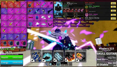 🐲Blox Fruit | 4 Race V4 [Cyborg V4] + 2 Legendary Haki + Godhuman + Dark Dagger + CDK+HS+TTK+S.Guitar | Visiy my shop for more epic deals!