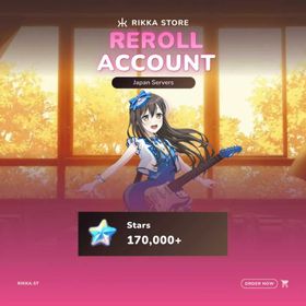 ☆ Japan | 170000+ Stars | 7-12x 5☆ Members | Transfer Code | Reroll Account | DM for Catalog