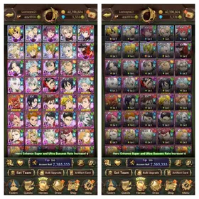 GLOBAL 3.300💎 | 7.3M CC | Nemesis Meliodas | Collab Gachiakuta | Collab Re:Zero | All Collab Fire Force | 9 LR + 11 BASIC UR