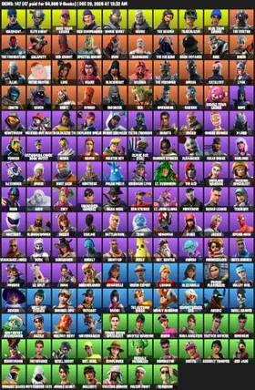 147 Skins | The Reaper, Havoc, Trailblazer, Rogue Agent, Rose Team Leader, Elite Agent, Merry Mint Axe, Candy Axe