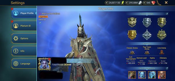 [4 Mythical Champions][25.46M] Lady Mikage(5*),Arbais(5*),Mezomel x2 + 417 LEGENDARY (Marius(5*),Narses+Ankora,Siphi(5*)+Rotos+4(6*),Taras(6*)/x2,Georgid(5*),Inithwe+1(6*),Nekhret x3,Yumeko x2,Hege x5...) + 1k UNM + 1k NM HYDRA + 25 SD/25 SHOGUN AUTO