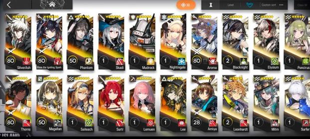 12SSR STARTER SKADI+BLAZE ALTER+PHANTOM+LEMUEN+SURTR+MUDROCK+NIGHTINGALE+LEE+SAILEACH+MAGALLAN+AROMA+SKIN