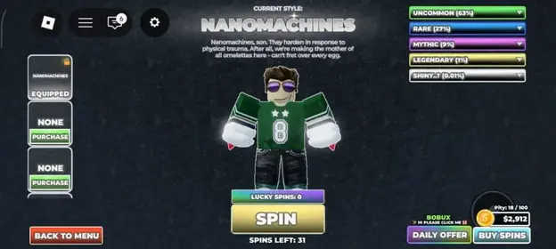 NANOMACHINES ACCOUNT (CLEAN ACCOUNT NO GMAIL) | UNTITLED BOXING GAME