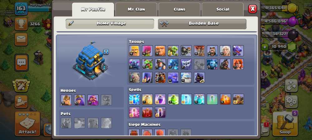 TH12❤️NEAR TO MAX❤️BK51❤️AQ64❤️GW31💵🤑10,000+gems💵🤑a lot of magic items