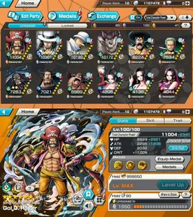LVL 10 - SOLO FRESH✅2 EX META MAX🔥ROGER MAX POWER 11K🔥ROB LUCCI🔥JABRA,KAKU MAX🔥GOOD MEDAL🔥MANY MEDAL MATERIAl - BR37