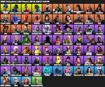 [PC/PSN/XBOX] 74 skins | Blue Team Leader | Carbon Commando | Prodigy | Blue Striker | Catalyst | Ultima Knight | Midas | Gear Specialist Maya | Vendetta | Blackheart | 1100 VB