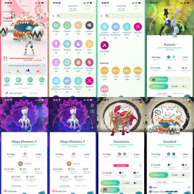 🔥 LEVEL 56 🐉 143 Legendary 🌟 163 Shiny 🚀 10x Shiny&legendary 💯 Shiny Crown Shield Zamazenta Special background 🔥 Shiny Guzzlord Special Bg  ✍️ Name Changeable Full Access