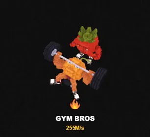 Gym Bros 255M Steal a Brainrot