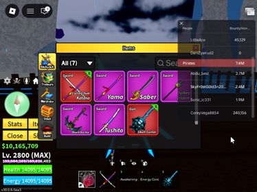 ID 612:LV2800+Sanguine Art+CDK+SGT+ 6 Race V4 Full Gear + Shark Anchor |Human,Angel,Mink,Shark,Cyborg,Ghoul|Blox Fruits