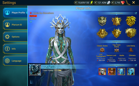 [4 Mythical Champions][17.04M] Lady Mikage,Arbais,Embrys,Karnage + 168 LEGENDARY (Siphi+Rotos,Marichka,Warlord,SG,Noelle,Tormin,Lamasu,Armanz,Fabian,Kimi(6*),Ronda(6*),Tholin(5*),Trunda(5*),Gnut(5*),Kymar...) + 2k UNM + 1k NM HYDRA + 25 SD/25 SHOGUN AUTO