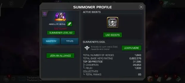 LEVEL 62 - RATING 6,022M - 4 R5, 16 R4 & 8 R3 - 8K CRYSTAL - 162 7* - 271 6* - 283 5*