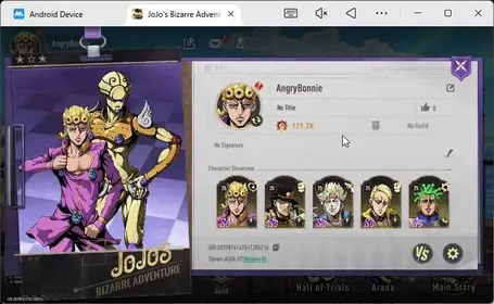 ASIA | 6 SSR | Jotaro K, Caesar A, Giorno G, Ermes C, ETC | 4,1k Astrogem | GUEST | RA940B
