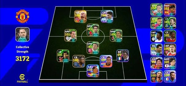 Big time Haland(108)❤️‍🔥Ronaldinho(105)❤️‍🔥Suarez(104)❤️‍🔥Alvarez(105)❤️‍🔥Yamal(102)❤️‍🔥Messi(103)❤️‍🔥Rui costa(102)❤️‍🔥Serginho(101)❤️‍🔥Van bommel(101)❤️‍🔥sneijder(101)❤️‍🔥Neuer(107)❤️‍🔥Aubameyang (101)❤️‍🔥Only Konami link