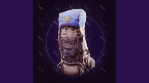 ✪ Hiker Backpack, Sky Ice ✪ Any Server