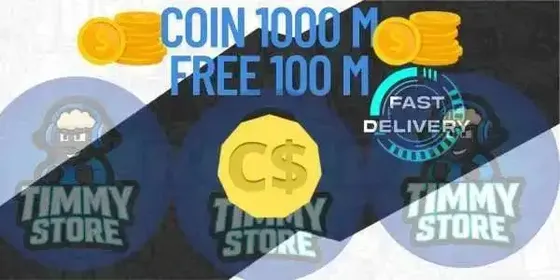 1 B / 1000 M Coin Fisch |  New Economy |  Money Fisch | C$