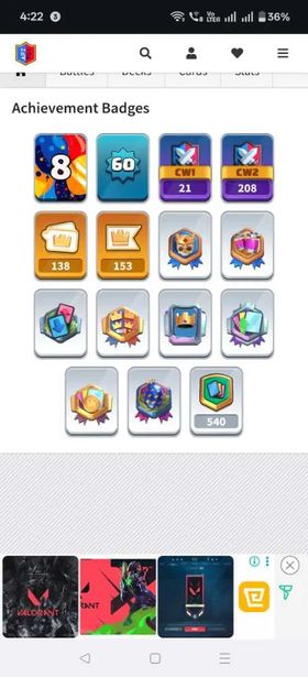 🔥 STACKED KT 16 MAX ACCOUNT - 4x Level 16 MAX (Boosted) 🌟🌟| 122/123 Cards Found (99%)🔥 | Total 1576 Cards 💥| Emote Collection 138/313💥 | Tower Collection 6 Skins💥 | Banner Decorations 79💥 | Badges 134/140💥 | Champion Badge Level 8💥 | Trophies 10000🏆 | Gold 524,216+ Gems 2,245+ 💎|  - Instant Delivery 🚚| Fully secured 🤝