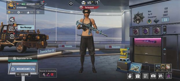 Glacier-M416(Lv.4) Mauve Avenger - AWM(Lv.1) Pumpkin Carol Groza (Lv.1) + Urban Walker Pants, Sale,