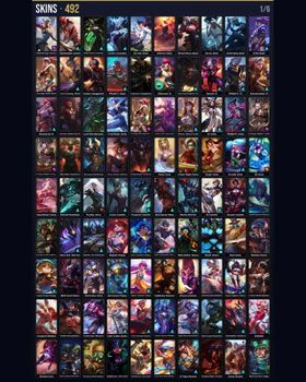 🌍 JP ⭐ Unranked 🎨 492 Skins 🏆 180 Champions 💙 223K BE 📈 Level 891 🔥 Riot Kayle 🏅 Prestige K/DA Ahri 🏅 Prestige K/DA Akali 🏅 Prestige K/DA Kai'Sa 🏅 13 Victorious 🏅 2 Three Honors 🏅 12 Prestige 🏅 Riot Girl Tristana 💎 3 Ultimate 💎 17 Mythic m9468455891