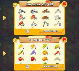 🔥FLASH-SALE🔥4000 BARN STORAGE LEVEL 60🔥SILO 4:975 | 4000 BARN FILLED🔥3.5 COINS🔥420 DIAMOND🔥INSTANT DELIVERY🔥