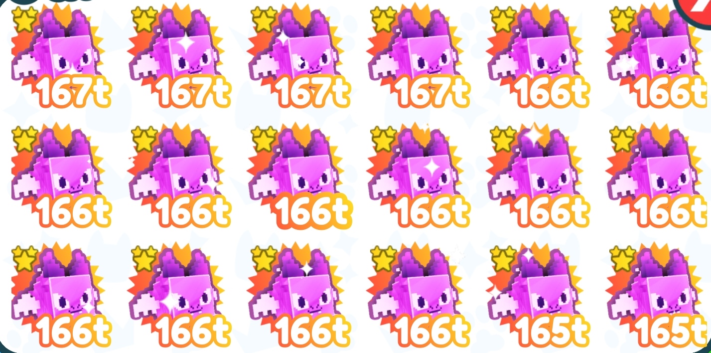 PET SIMULATOR X DM Pixel demon