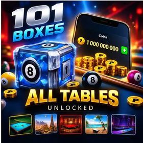 1 Billion | 101 Legendary Cue Box | All Table Open