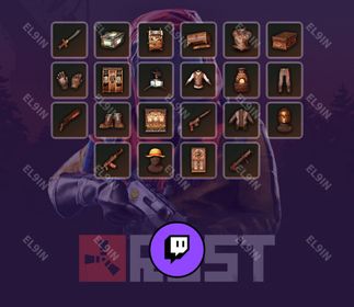 🌐 Twitch Drops 👑 Rust Isles Boonie 🧨 Rust [Total 22 Items]