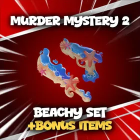 Beachy Set + Bonus (Beachy + Sands) | Murder Mystery 2 Item | Cheapest 💯🔥 | Instant Delivery ⚡ | Murder Mystery 2 | MM2
