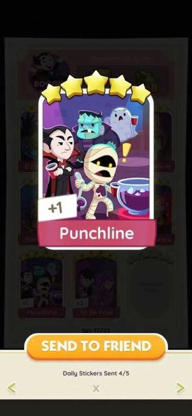 Monopoly GO 5 Star - [Set17-7 Punchline]
