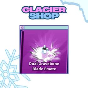 Dual Gravebone Blade Emote ( Limited ) [ Blade Ball ]