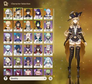 ASIA AR55 | 5 stars*9 | Navia(C1)+Zhongli+Nahida+Raiden Shogun+Kamisato Ayato+Dehya(C1)+Tighnari(C1)+Jean+Lost Prayer to the Sacred Winds lots of 4* characters and weapons Male endgame account | 38 characters