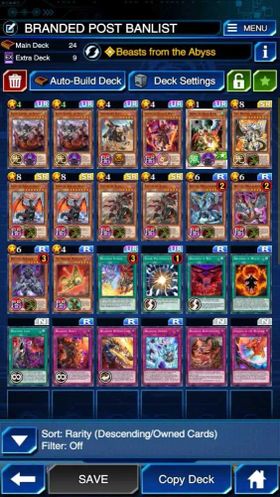 Duel Links|Deck Meta(Branded Bystial,DM,Blue Eyes,Horus,Hero,Cyber Dragon,Red Eyes)|Good Staple Check SS|DL047B