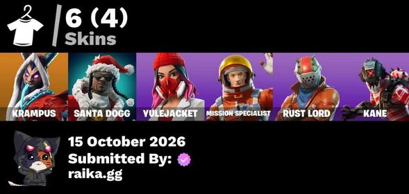 👑 [PC/PSN/XBOX] 6 SKINS 🍀 RUST LORD🍀 SANTA DOGG 🍀 YULEJACKET