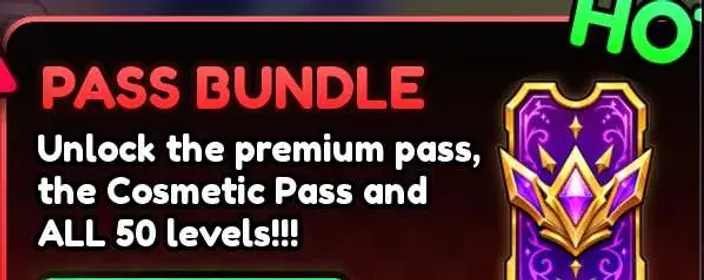 Pass Bundle | Anime Vanguards | Fast Delivery + Ready Stock | Text Me For Any Other Item Gift In Game