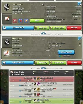 【ODYSSEY】 ➤LEVEL 5 CLAN ➤ UNRANKED CWL LEAGUE ➤ CLAN CAPITAL 1 ➤ WIN 4