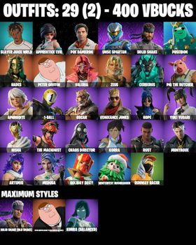 [PSN/PC/XBOX/NIN]+29 SKINS+APPRENTICE EVIE+POE DAMERON+GET GRIDDY+ARTEMIS+HOPE+PETER GRIFFIN MAX+EMAIL CHANGEABLE | ZXIMG:6QddDN4