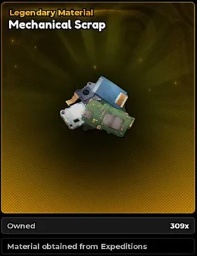(No Requirement) Get 350 Mechanical Scrap | Anime Expedition