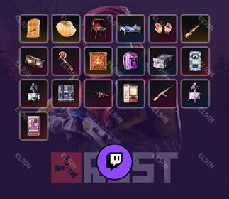 💎 Twitch Drops 🧙‍♂️ Global Warfare 4 👑 Rust [Total 19 Items]