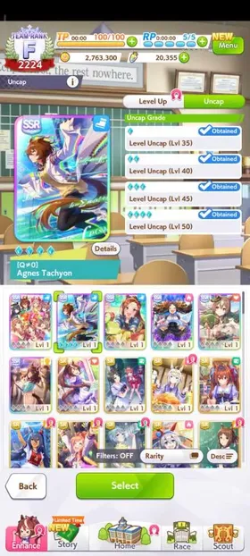 GLOBAL STARTER • AGNES TACHYON MLB (X5 MAX LIMIT BREAK) + LIGHT HELLO LB0 SSR SUPPORTER CARD + 20.000 CARATS • LOGIN BY TRAINER ID ONLY • INSTANT SUPER FAST DELIVERY #20