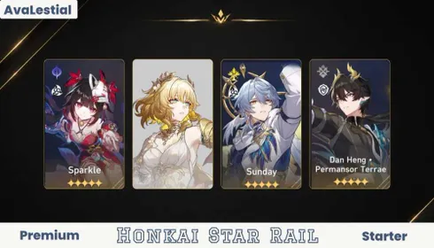 [ASIA] TL 4 Aglaea + Sunday + Sparkle + Archer + DanPT | Select On | All Unset | No Cheat | Fast Delivery | AglSunAS